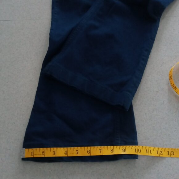 Zara Woman Premium Denim Wide Leg Dark Wash front zip overalls Size Small - Picture 5 of 8